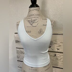 Free People Ribbed Brami V-Neck Top